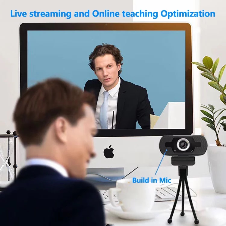 Robotsky Webcam Full-HD Webcam - Afbeelding 3