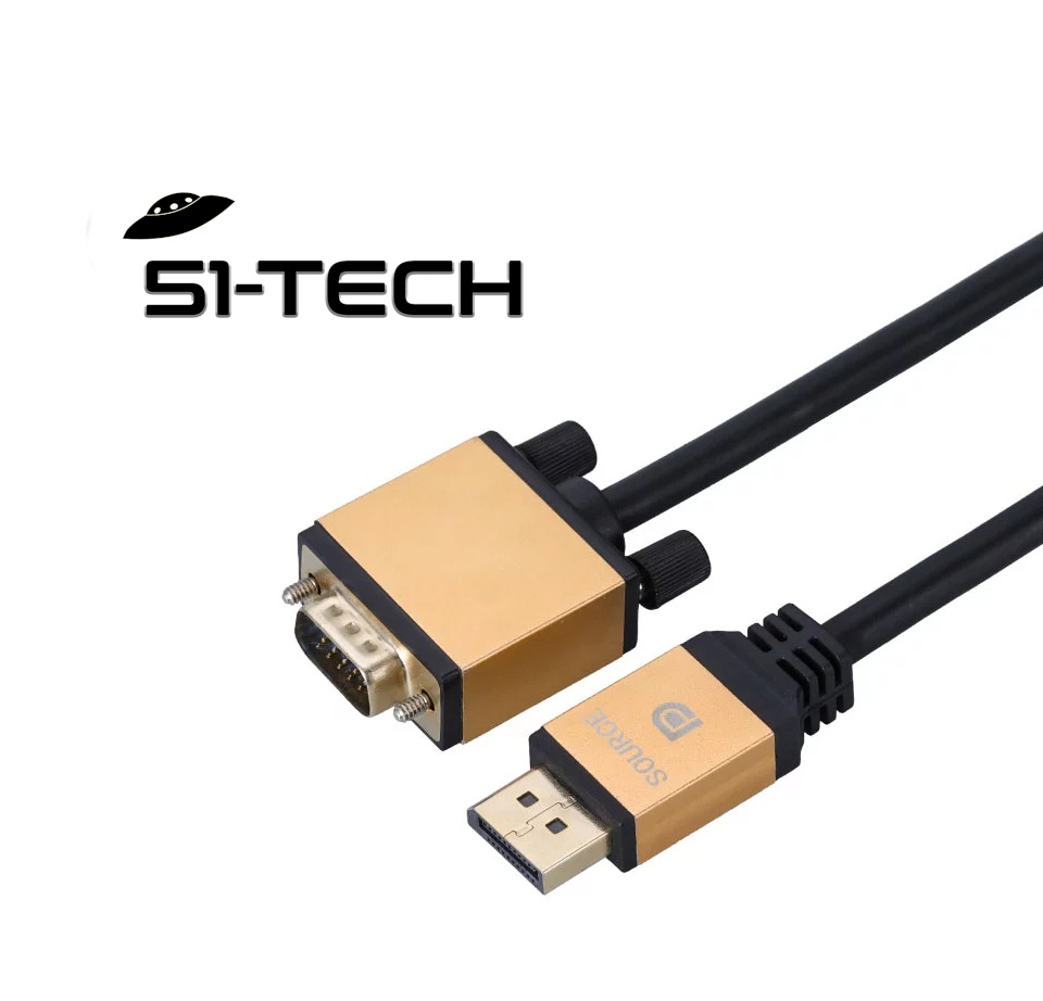 51-Tech Displayport naar VGA Kabel adapter