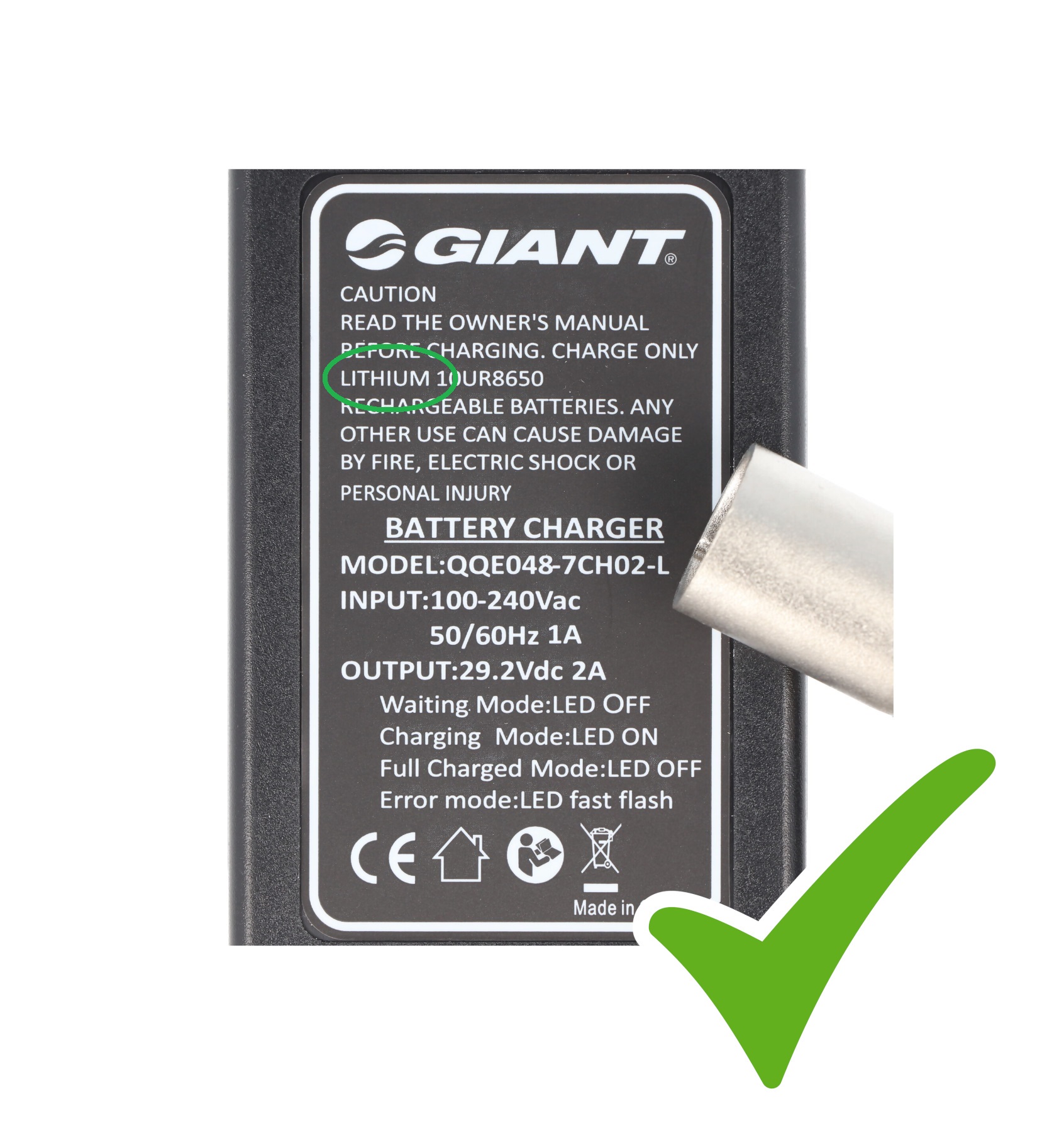 Giant Twist Go Double 26V Accu LI-ON Refurbished Oranje - Afbeelding 2