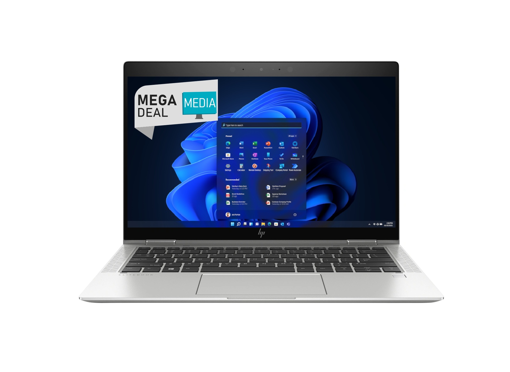 HP Elitebook X360 1030 G3 Tablet-Laptop Refurbished - Afbeelding 2